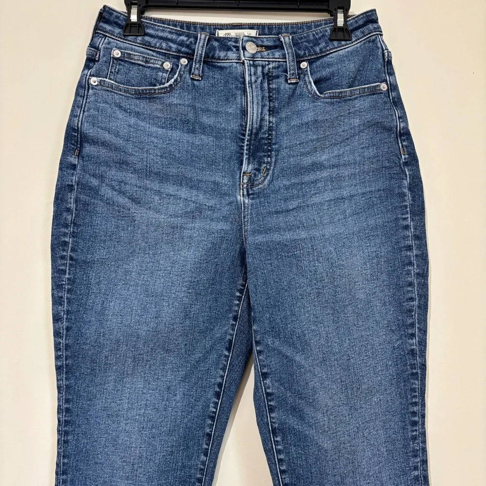 Madewell The Curvy Perfect Vintage Melgrove Wash High Waist Tapered Crop Jean 28